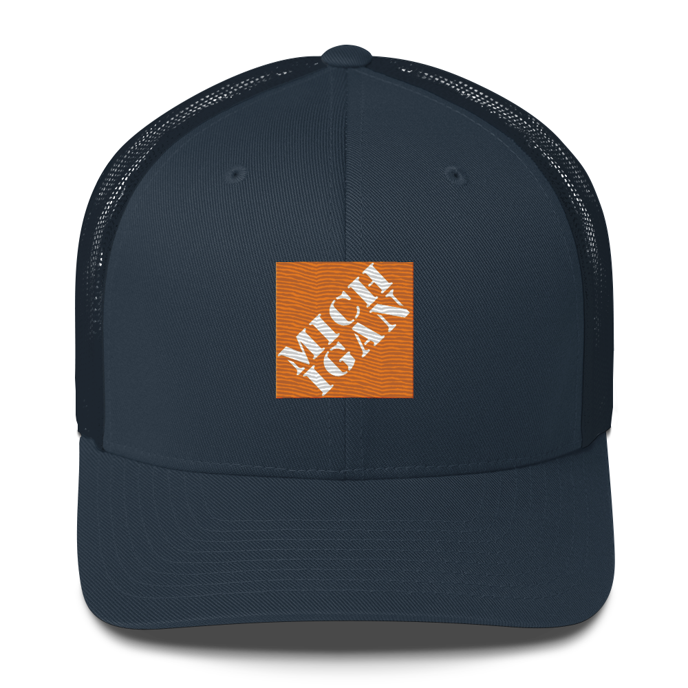 'Michigan' Trucker Hat | Construction Retail Parody