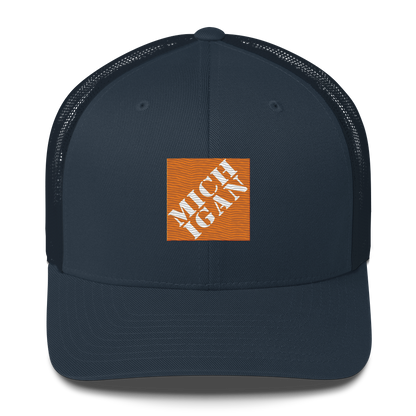 'Michigan' Trucker Hat | Construction Retail Parody