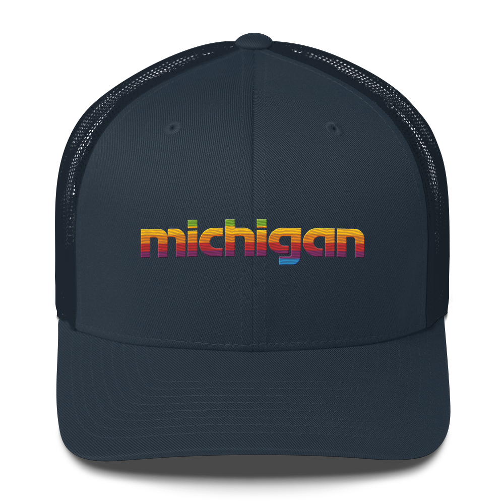 'Michigan' Trucker Hat | 80s Pomaceous Computer Parody