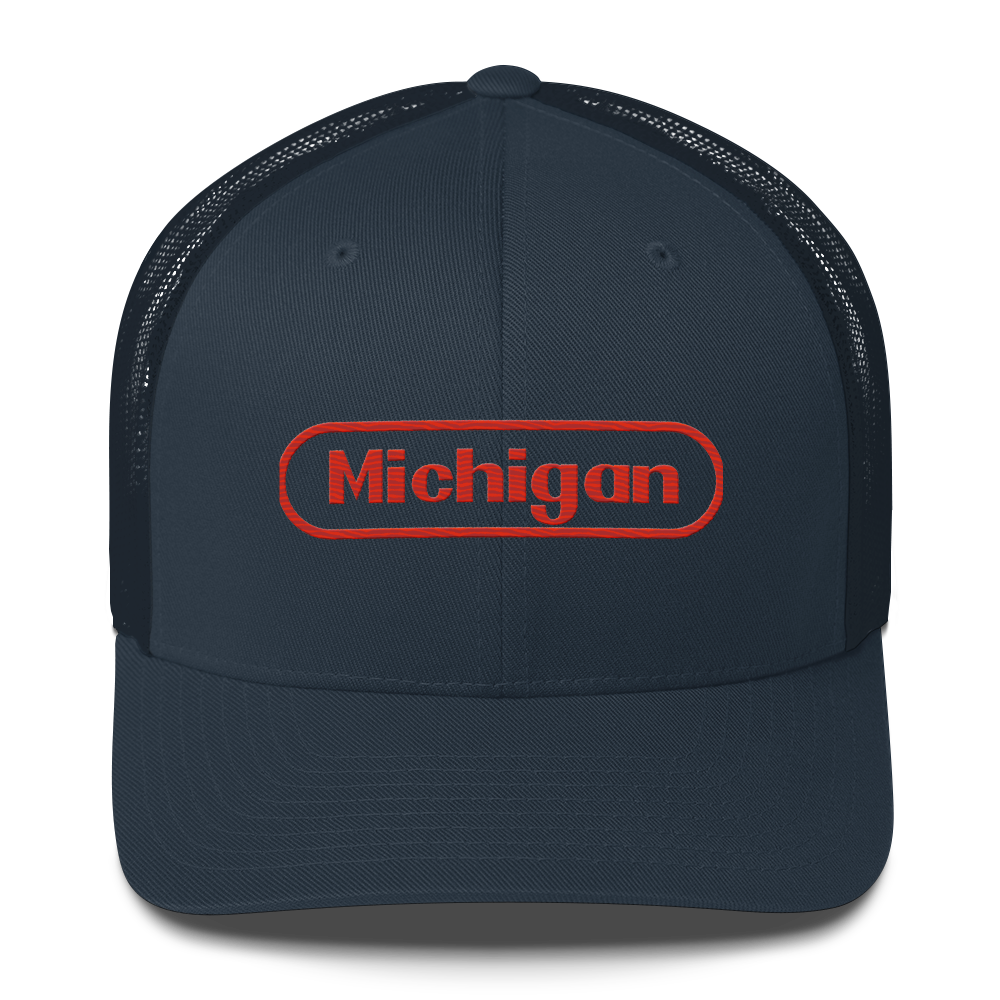 'Michigan' Trucker Hat | Video Game Parody