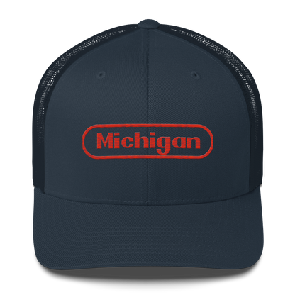 'Michigan' Trucker Hat | Video Game Parody