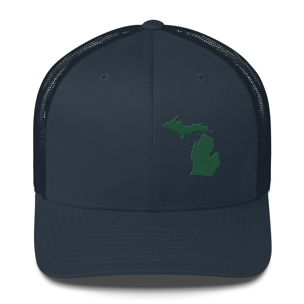 Michigan Trucker Hat | Superior Green Outline