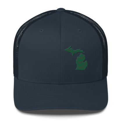 Michigan Trucker Hat | Superior Green Outline