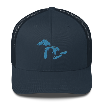 Great Lakes Trucker Hat | Traverse Blue