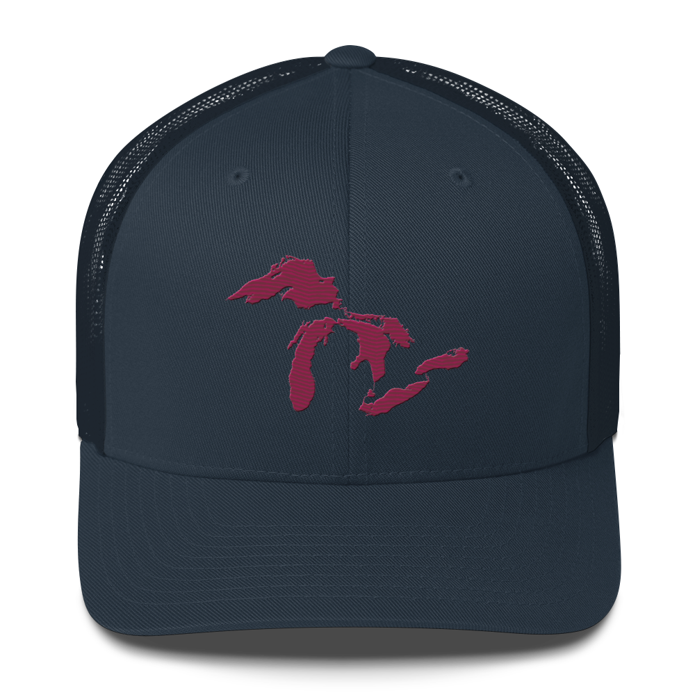 Great Lakes Trucker Hat | Ruby Red