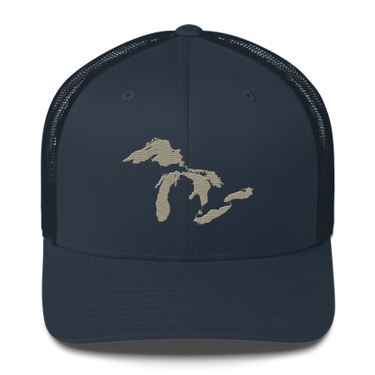 Great Lakes Trucker Hat | Petoskey Beige