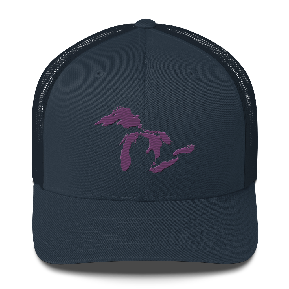 Great Lakes Trucker Hat | Plum