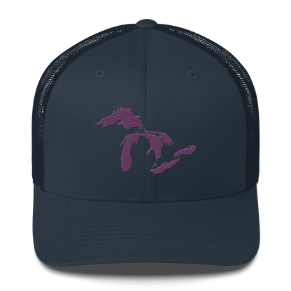 Great Lakes Trucker Hat | Plum