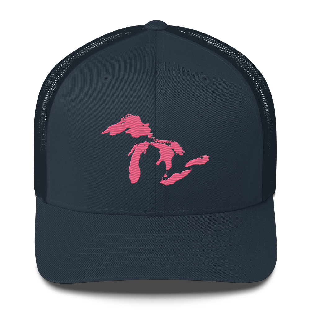 Great Lakes Trucker Hat | Rhodochrosite Pink