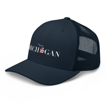 'Michigan' Trucker Hat (Didone Patriot Edition)