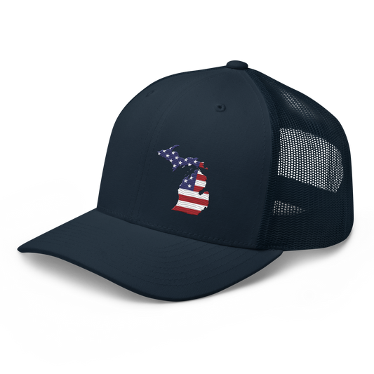 Michigan Trucker Hat (Patriot Edition)