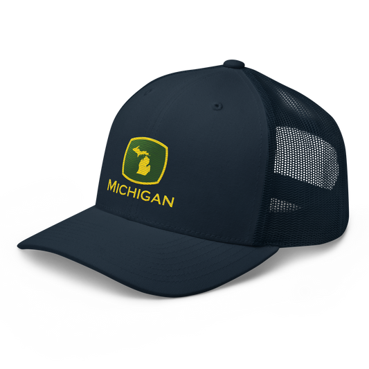 'Michigan' Trucker Hat (Tractor Parody)