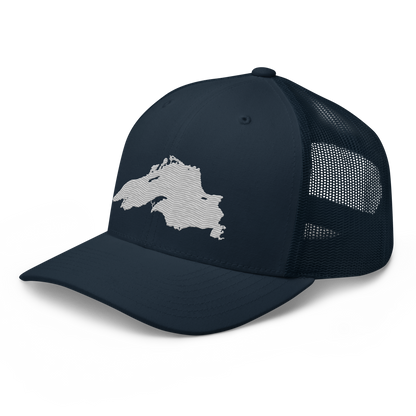 Lake Superior Trucker Hat | Platinum