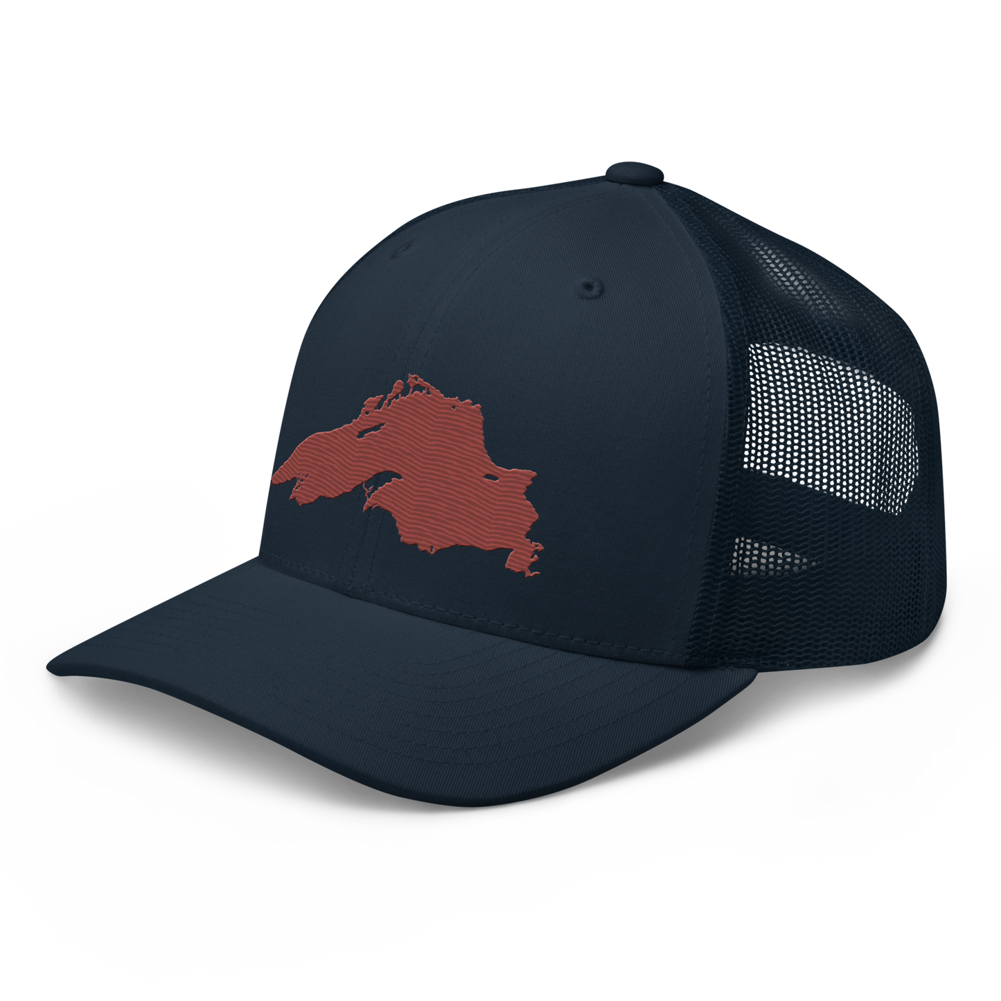 Lake Superior Trucker Hat | Ore Dock Red