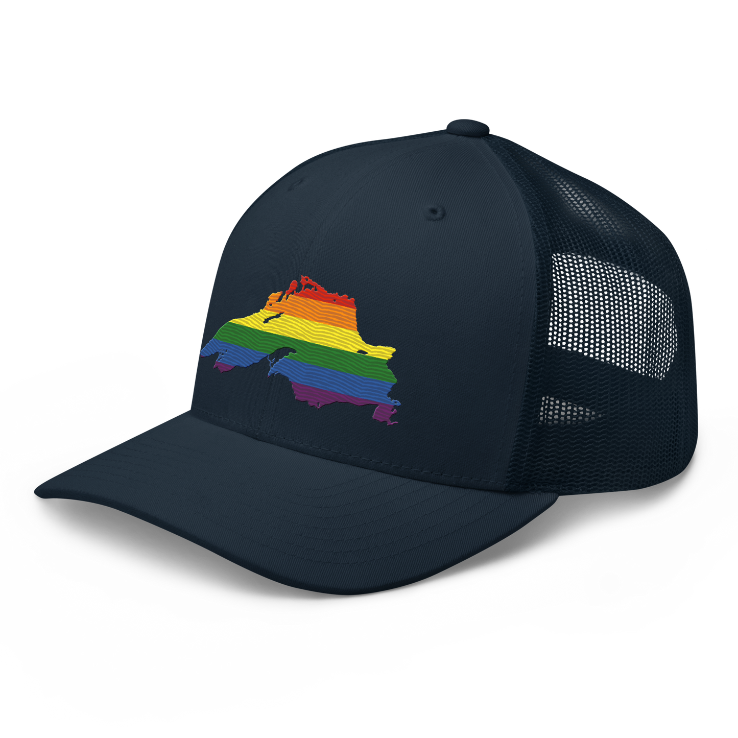 Lake Superior Trucker Hat | Rainbow Pride Edition