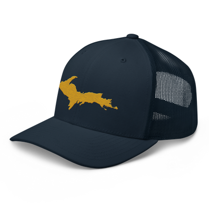 Upper Peninsula Trucker Hat | Gold