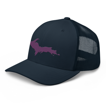 Upper Peninsula Trucker Hat | Plum