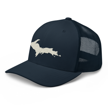 Upper Peninsula Trucker Hat | Ivory White