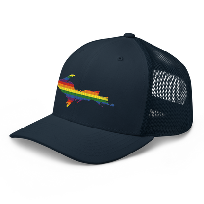 Upper Peninsula Trucker Hat | Rainbow Pride Edition