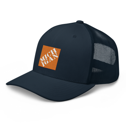 'Michigan' Trucker Hat | Construction Retail Parody