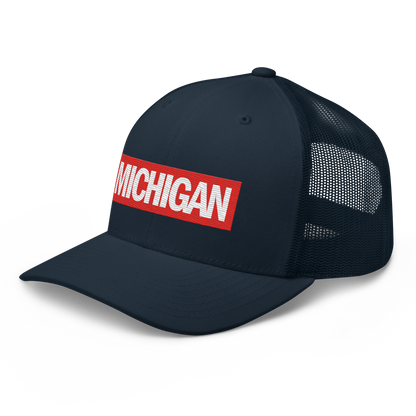 'Michigan' Trucker Hat | Superhero Factory Parody