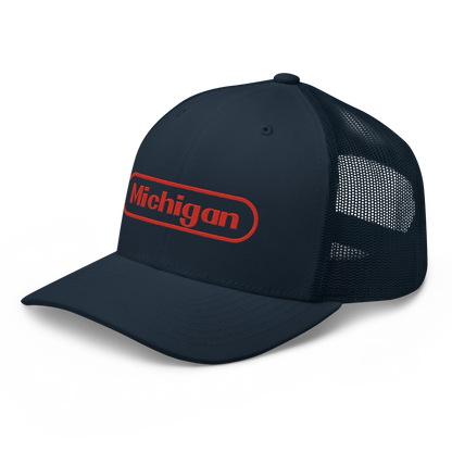 'Michigan' Trucker Hat | Video Game Parody