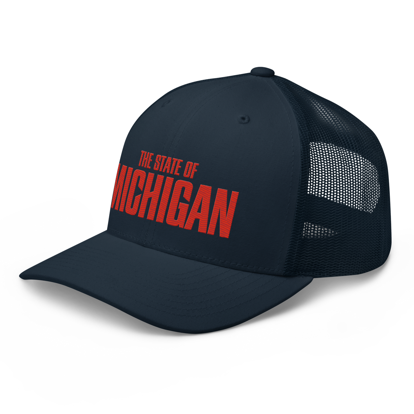 'The State of Michigan' Trucker Hat | Flying Superhero Parody