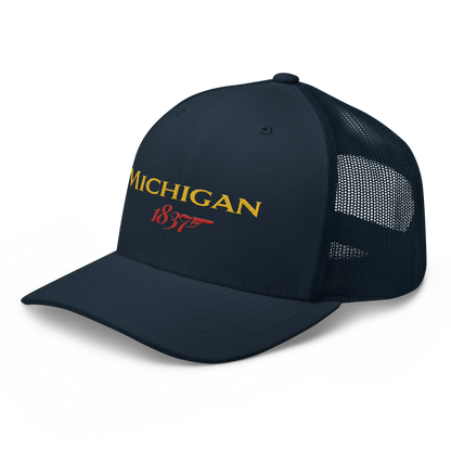 'Michigan 1837' Trucker Hat | British Spy Parody