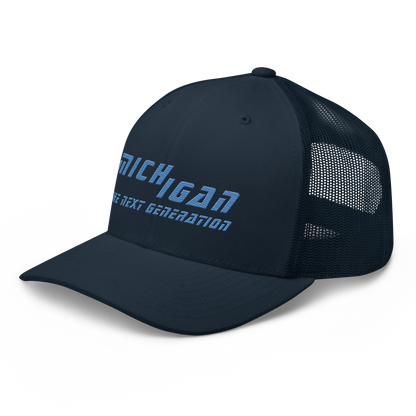 'Michigan The Next Generation' Trucker Hat | 80s SciFi Parody