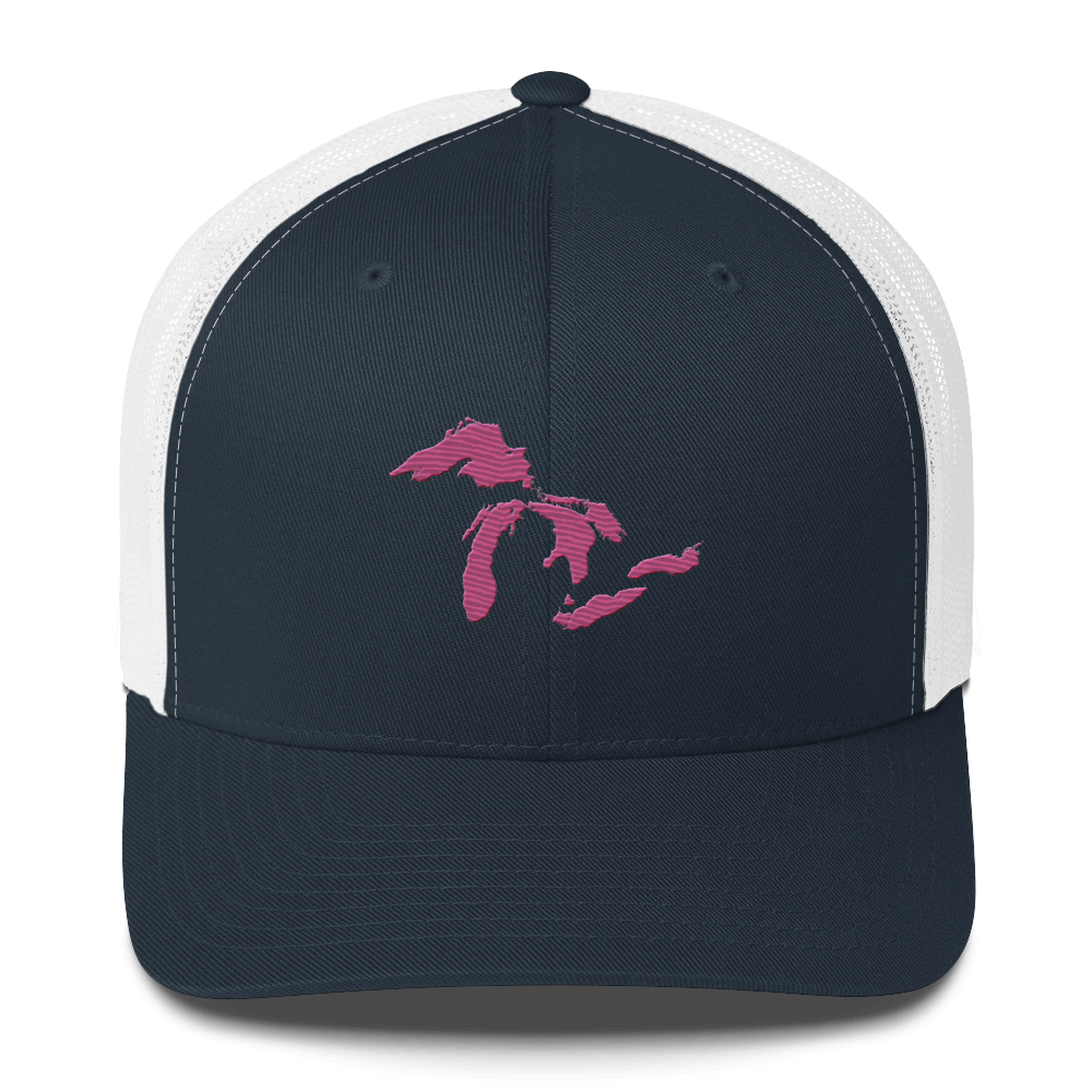 Great Lakes Trucker Hat (Apple Blossom Pink)