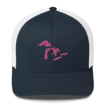 Great Lakes Trucker Hat (Apple Blossom Pink)