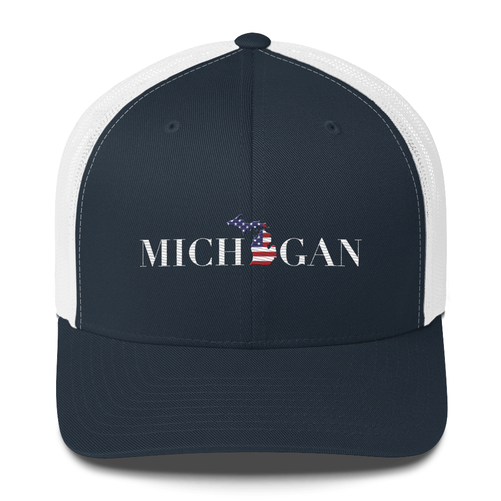 'Michigan' Trucker Hat (Didone Patriot Edition)