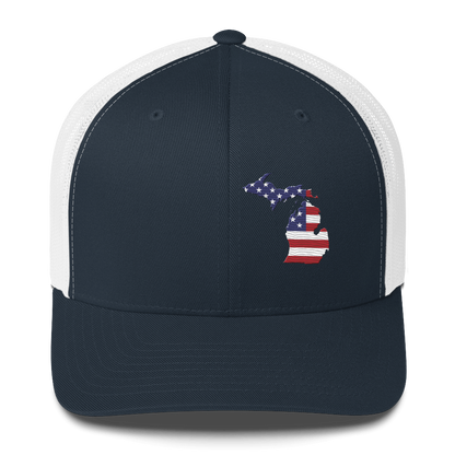 Michigan Trucker Hat (Patriot Edition)