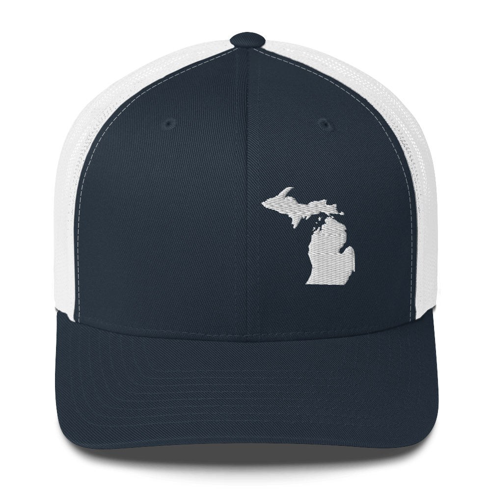 Michigan Trucker Hat (MI Outline)