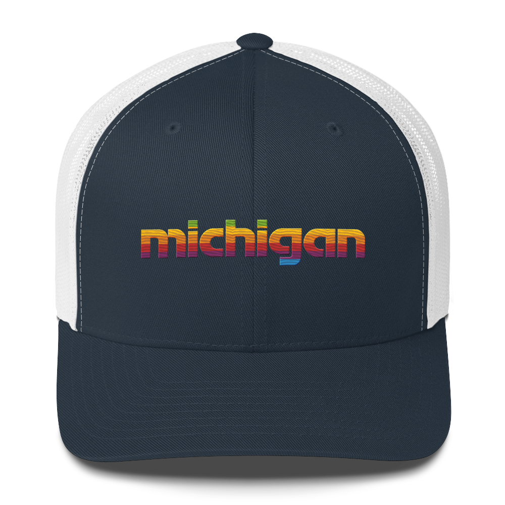 'Michigan' Trucker Hat | 80s Pomaceous Computer Parody