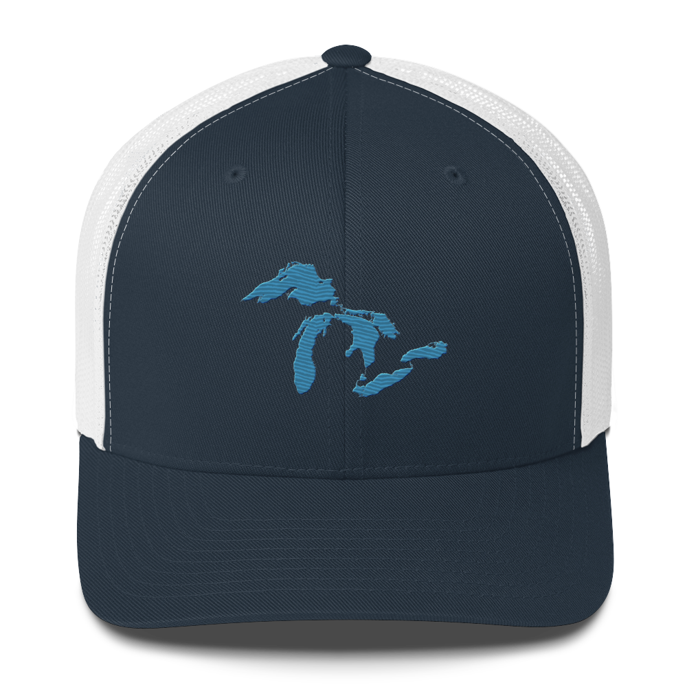 Great Lakes Trucker Hat | Traverse Blue