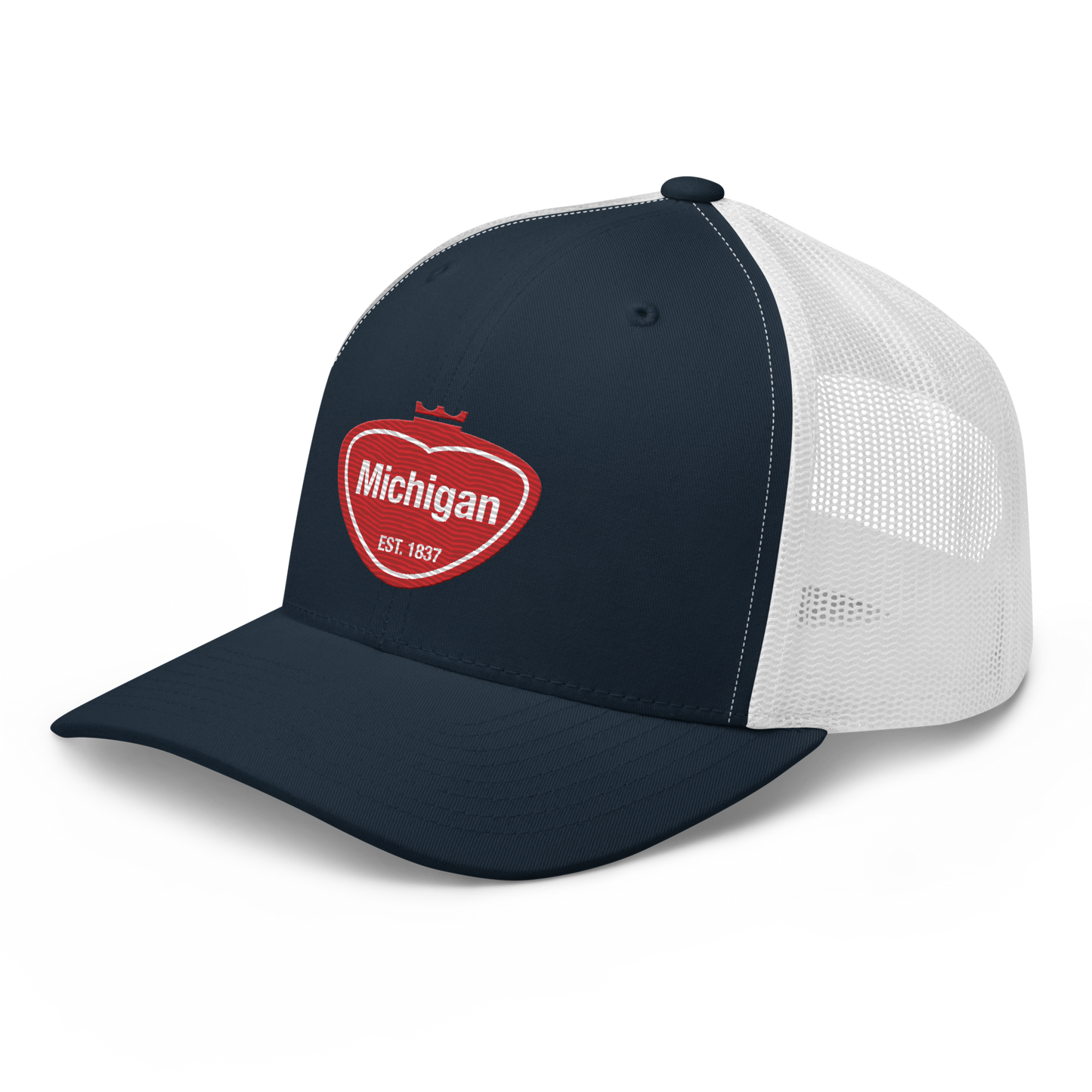 'Michigan EST 1837' Trucker Hat | Local Pop Parody