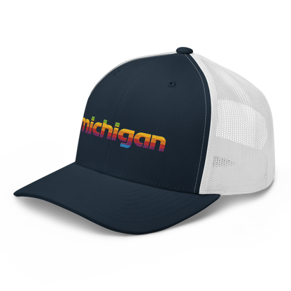 'Michigan' Trucker Hat | 80s Pomaceous Computer Parody