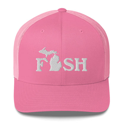 Michigan 'Fish' Trucker Hat