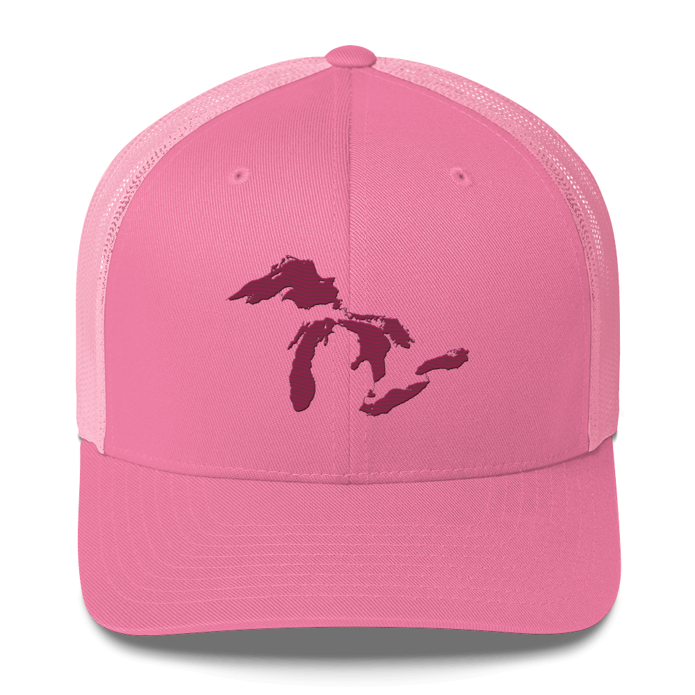 Great Lakes Trucker Hat | Ruby Red