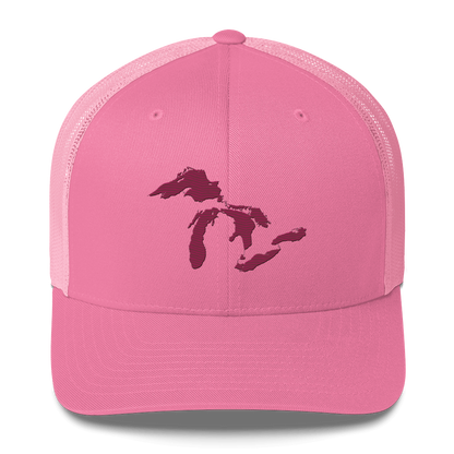 Great Lakes Trucker Hat | Ruby Red