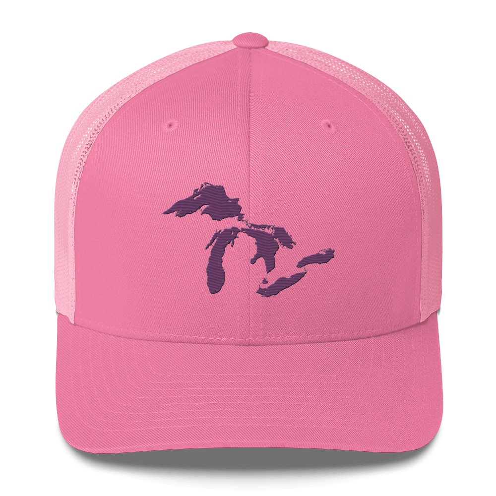 Great Lakes Trucker Hat | Plum