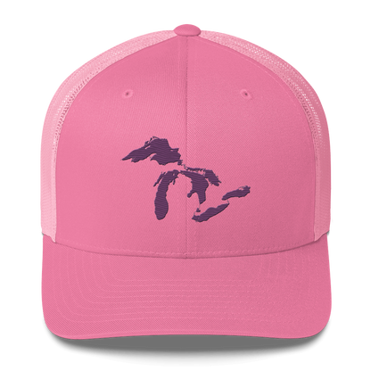 Great Lakes Trucker Hat | Plum