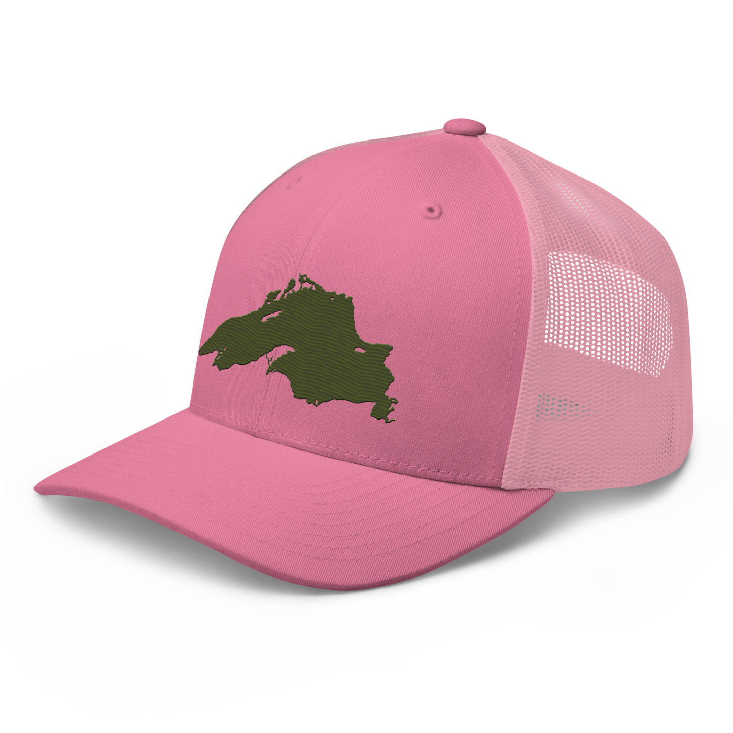 Lake Superior Trucker Hat | Army Green