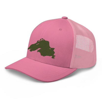 Lake Superior Trucker Hat | Army Green