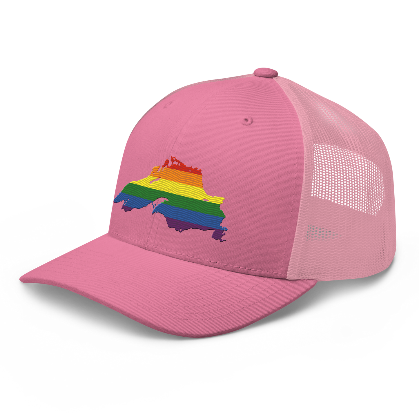 Lake Superior Trucker Hat | Rainbow Pride Edition