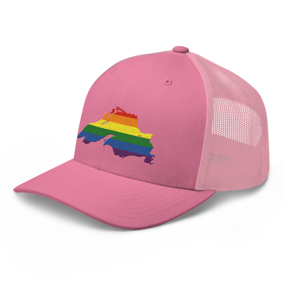 Lake Superior Trucker Hat | Rainbow Pride Edition