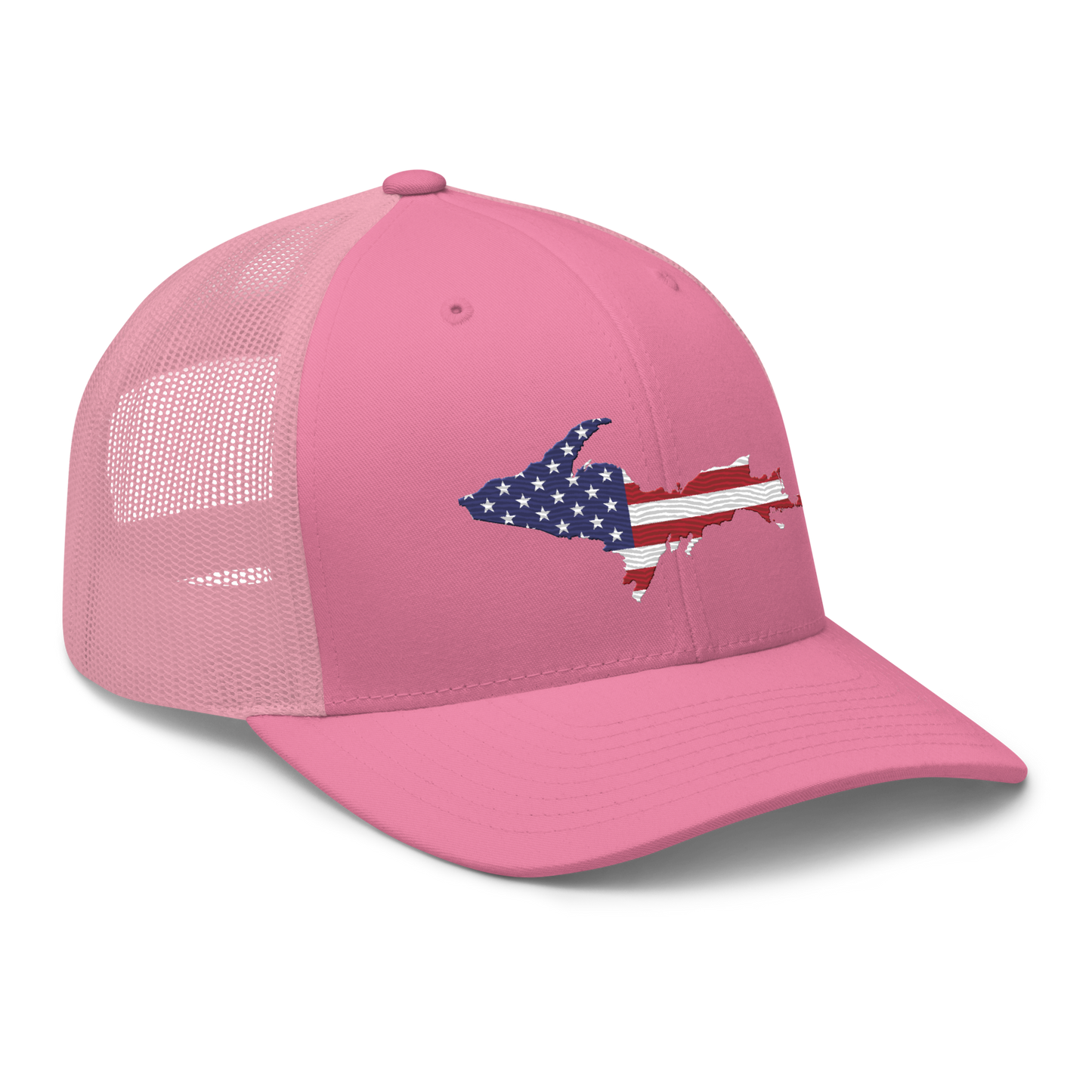 Michigan Upper Peninsula Trucker Hat (Patriot Edition)