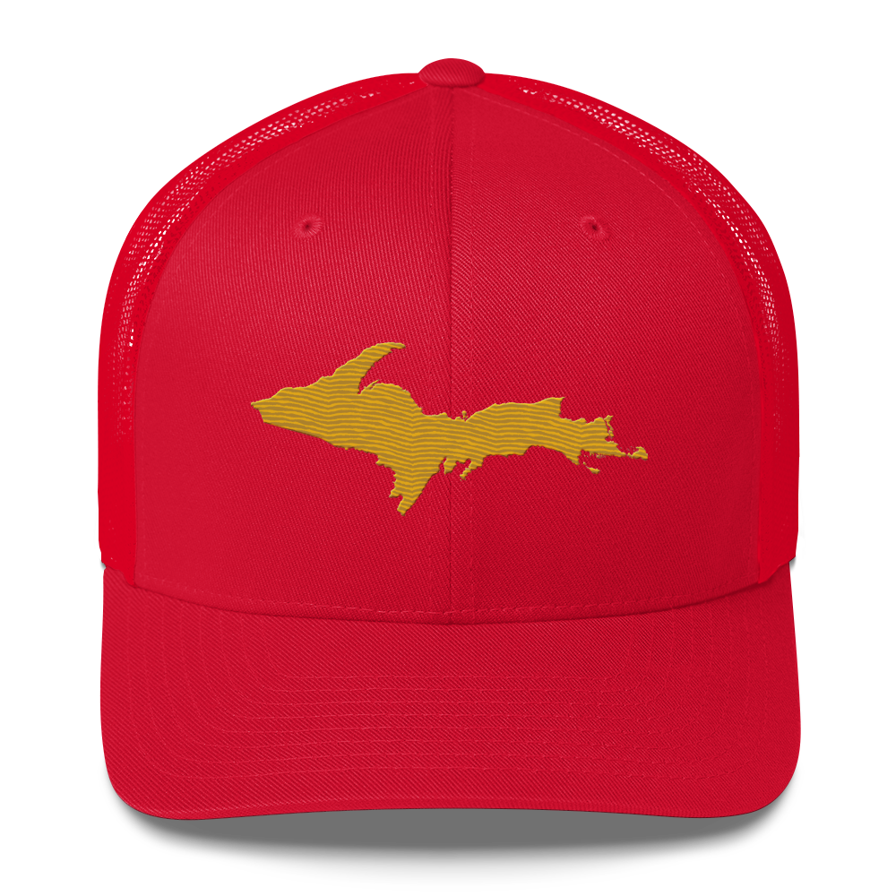 Upper Peninsula Trucker Hat | Gold