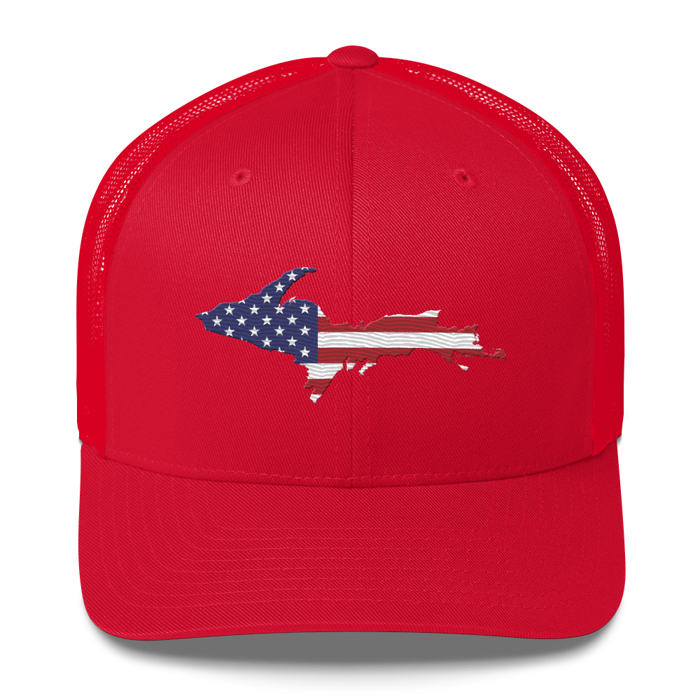 Upper Peninsula Trucker Hat | Patriotic Edition